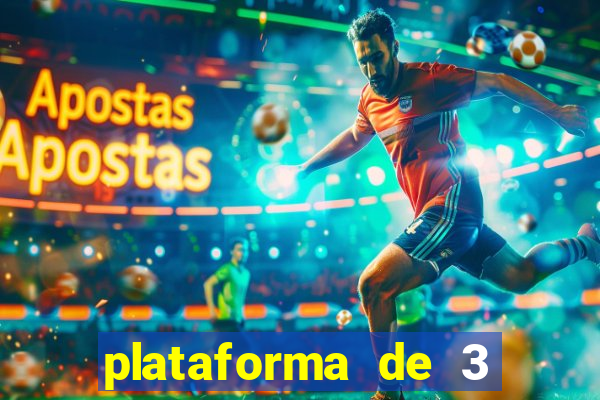 plataforma de 3 reais jogo