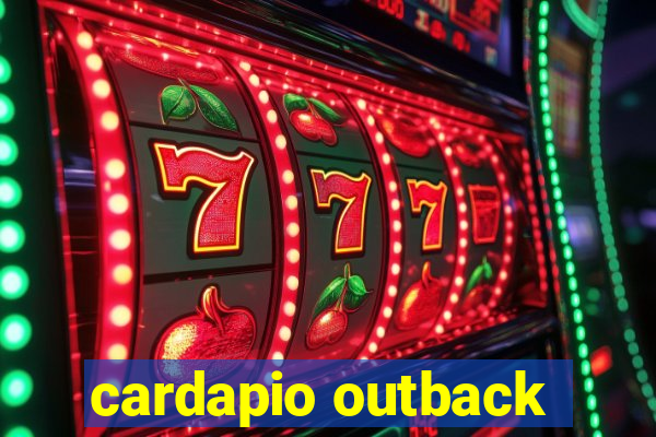 cardapio outback