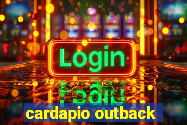 cardapio outback