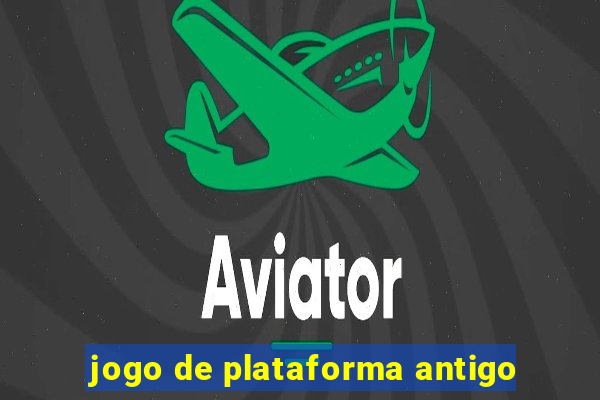 jogo de plataforma antigo