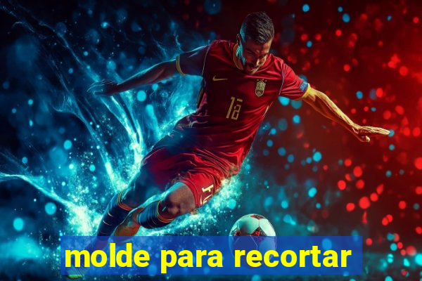 molde para recortar