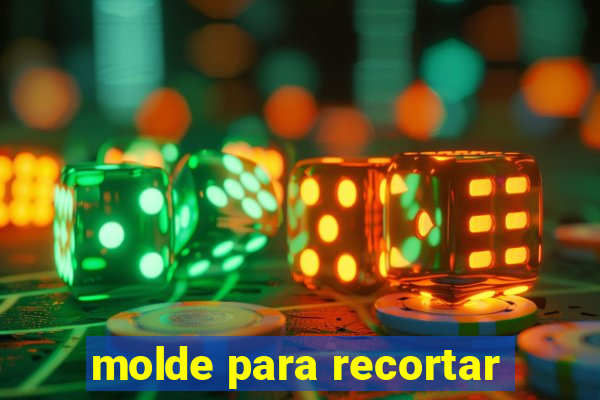 molde para recortar