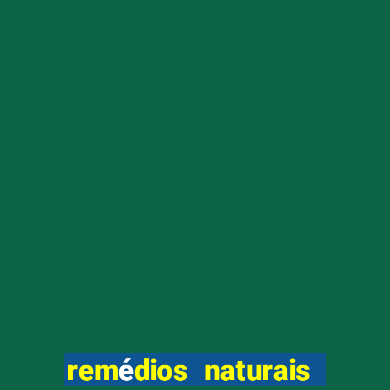 remédios naturais para diabetes