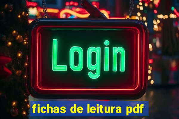 fichas de leitura pdf