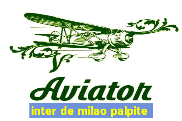 inter de milao palpite