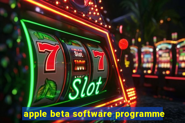 apple beta software programme