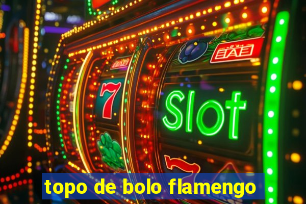 topo de bolo flamengo