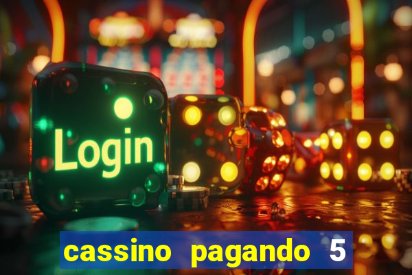 cassino pagando 5 reais no cadastro