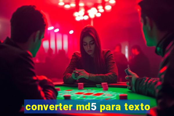 converter md5 para texto