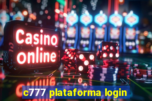 c777 plataforma login