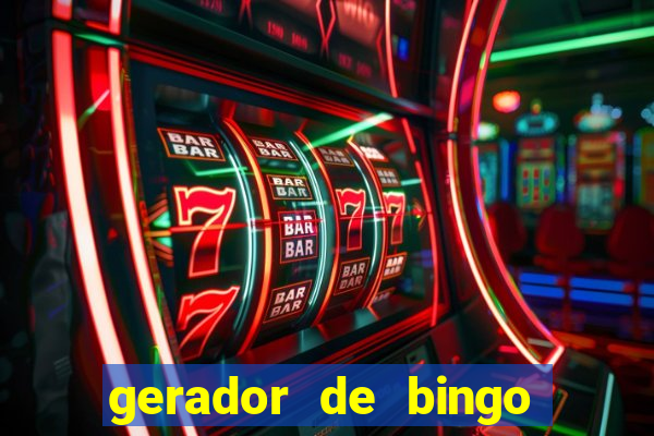 gerador de bingo cha de bebe