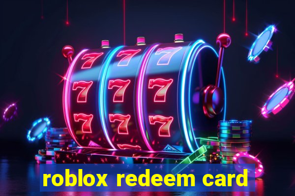 roblox redeem card