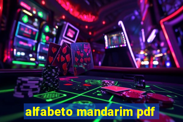 alfabeto mandarim pdf