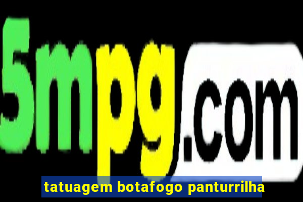 tatuagem botafogo panturrilha