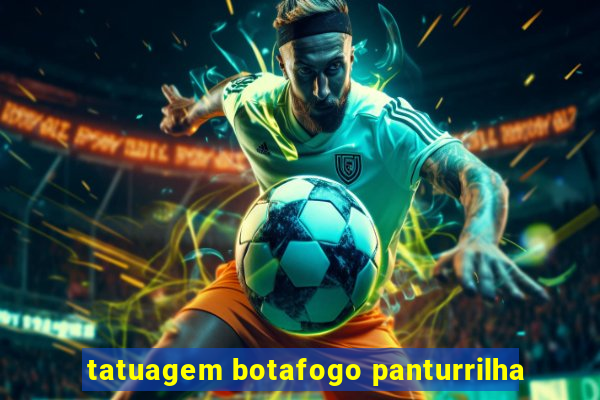 tatuagem botafogo panturrilha