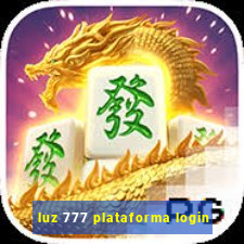 luz 777 plataforma login