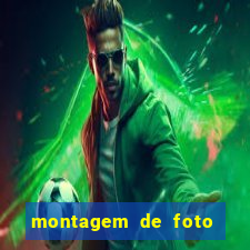 montagem de foto com simbolo do flamengo