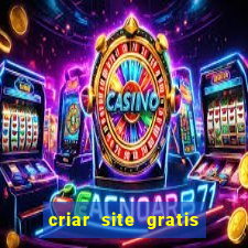 criar site gratis de jogos