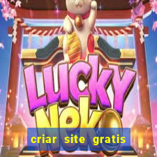 criar site gratis de jogos