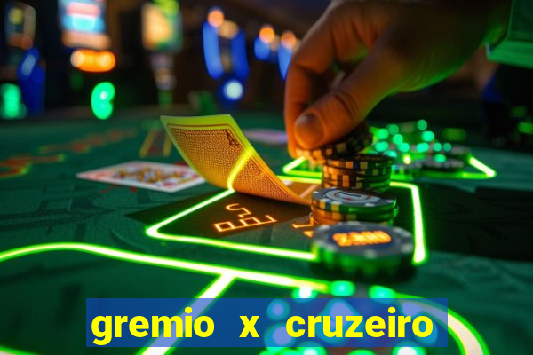 gremio x cruzeiro ao vivo hd