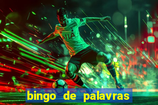 bingo de palavras 3 ano