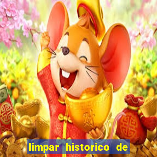 limpar historico de apostas bet365