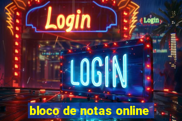 bloco de notas online