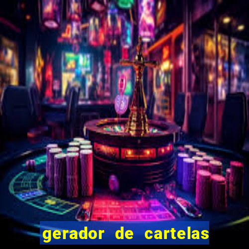 gerador de cartelas de bingo 1 a 99