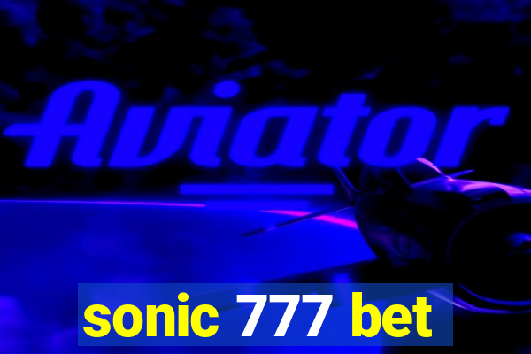 sonic 777 bet