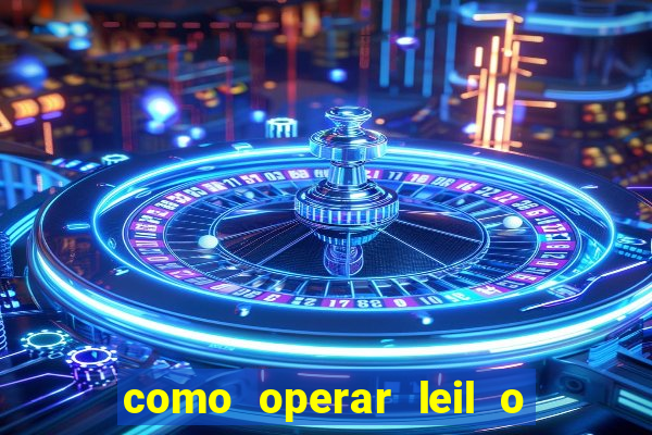 como operar leil o de abertura mini indice