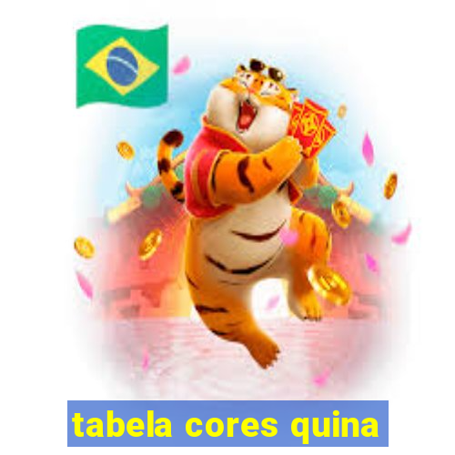 tabela cores quina