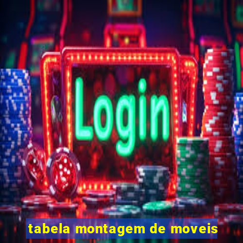 tabela montagem de moveis