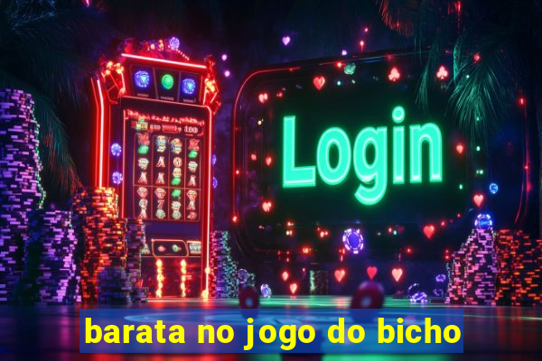 barata no jogo do bicho