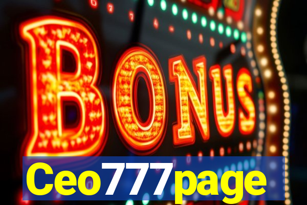 Ceo777page