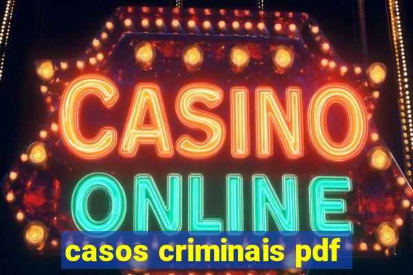 casos criminais pdf