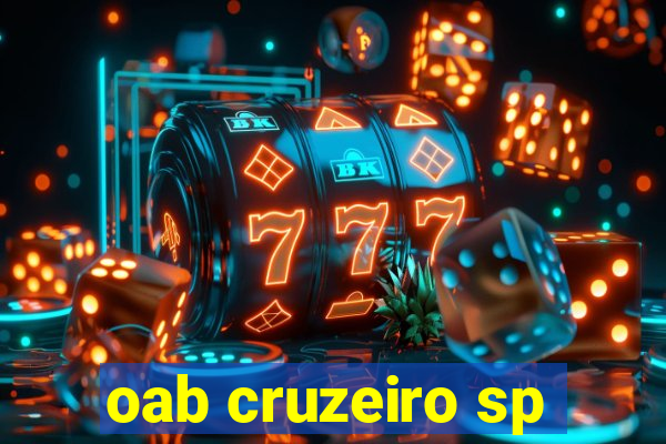 oab cruzeiro sp