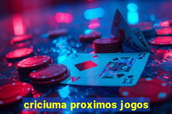 criciuma proximos jogos