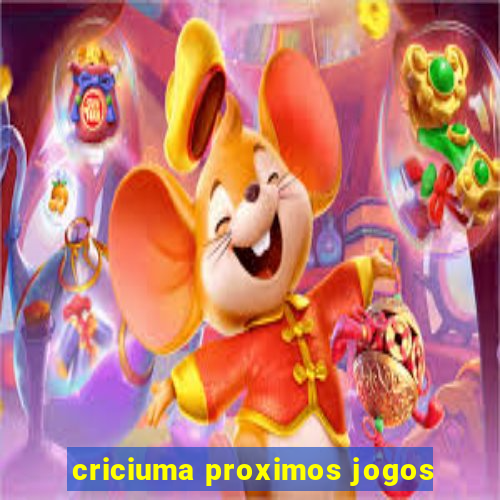 criciuma proximos jogos