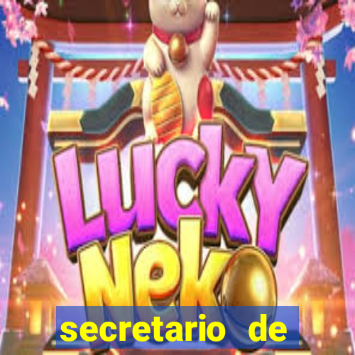 secretario de esporte salario