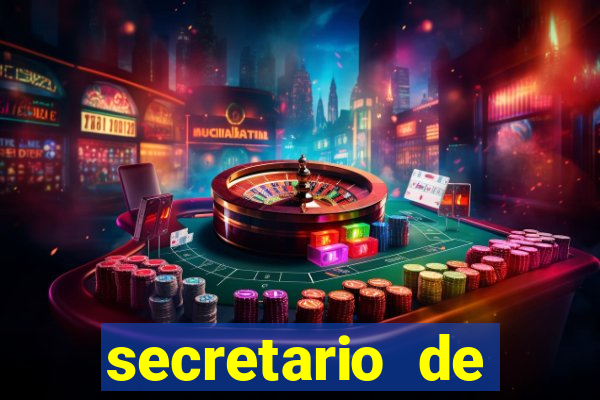 secretario de esporte salario