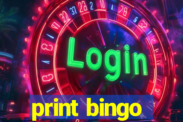 print bingo