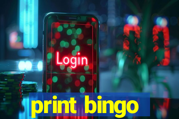 print bingo