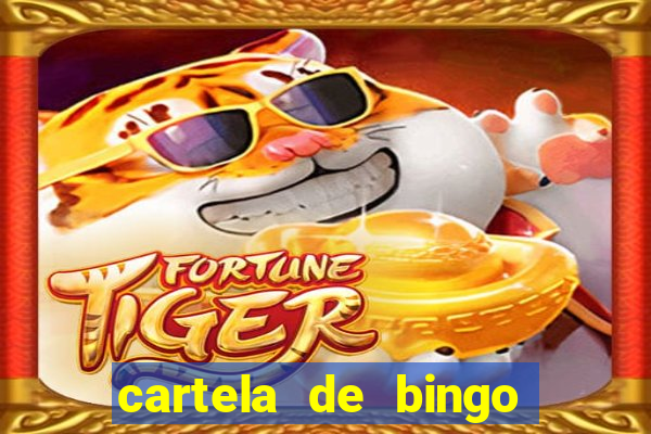 cartela de bingo cha de panela