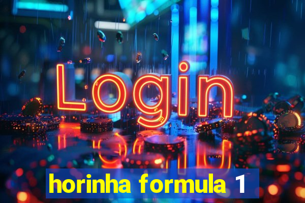 horinha formula 1