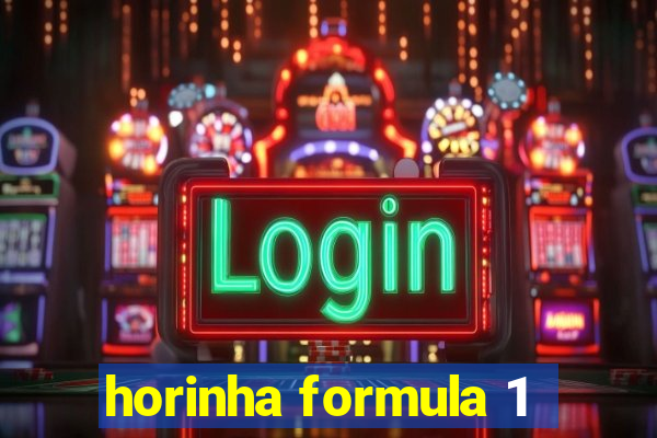 horinha formula 1