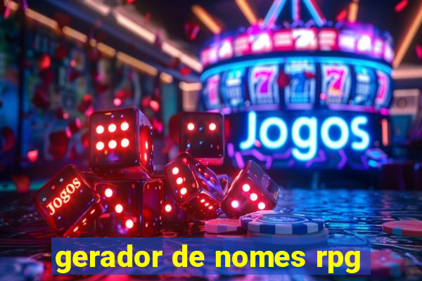 gerador de nomes rpg