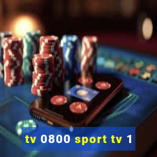 tv 0800 sport tv 1