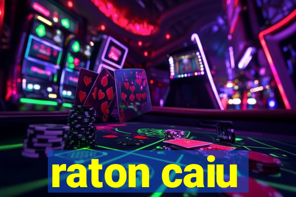 raton caiu