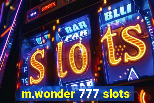 m.wonder 777 slots