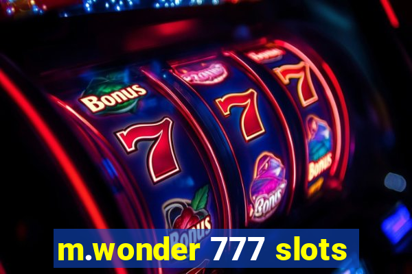 m.wonder 777 slots